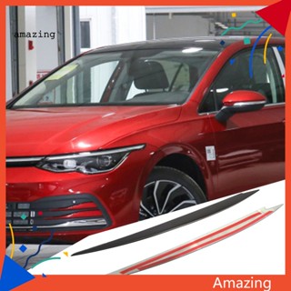 [AM] ฝาครอบไฟหน้ารถยนต์ ABS แบบเปลี่ยน สําหรับ VW Golf 7 GTI-GTD R MK7 2013-2018 2 ชิ้น