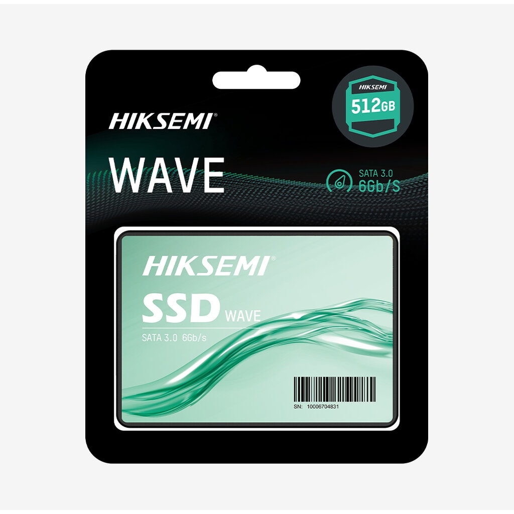 HIKSEMI SSD SATA WAVE(S) CONSUMER SSD 512GB SATA III R530MB/s W450MB/s WARRANTY 3 YEARS