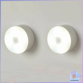 สว่างมาก โคมไฟหัวเตียง  0.6w  LED โคมไฟ ยึดผนังด้วยแม่เหล็ก ชาร์จ LED  Button night light