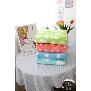 ผ้าเช็ดตัวและชุดคลุมอาบน้ำ โปร!!! ผ้าเช็ดตัวเด็กแรกเกิด-ผู้ใหญ่ Super Duper Soft Baby Towel BABYBOX