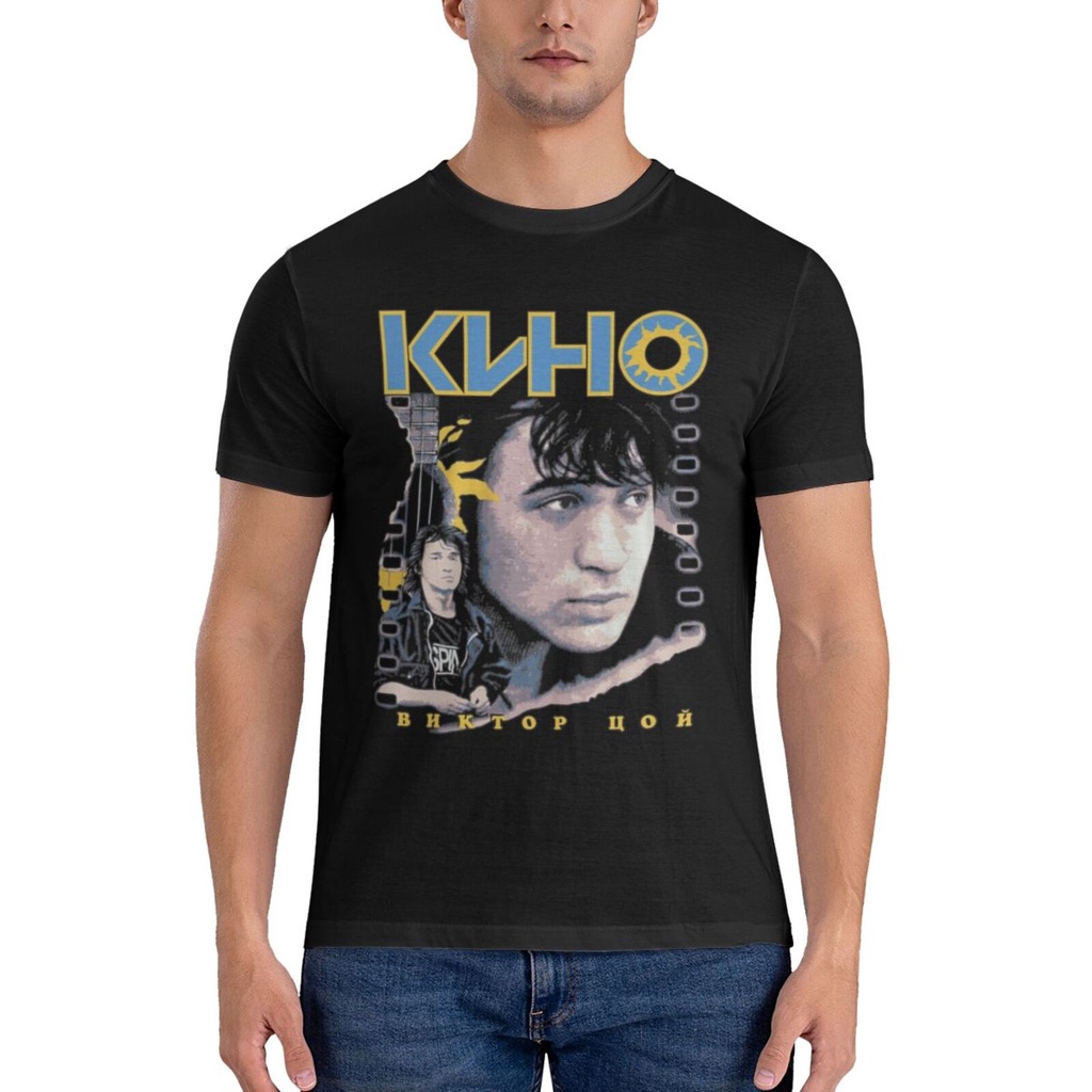 Viktor Tsoi Kino Vintage Classic Cool Tshirt Multi-Color อุปกรณ์เสริม