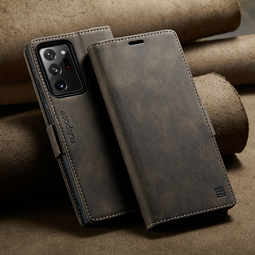 สําหรับ Samsung Galaxy Note 20 10 Pro Plus S22 S23 S24 S25 Ultra 5G กรณี Retro PU หนังกระเป๋าสตางค์แม่เหล็กพลิกช่องใส่การ์ดผู้ถือฝาครอบปลอก