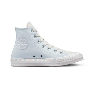 Converse รองเท้าผ้าใบ Sneakers CTAS Marbled Hi Blue ผู้หญิง Women สีฟ้า - A02877CS3BLXX