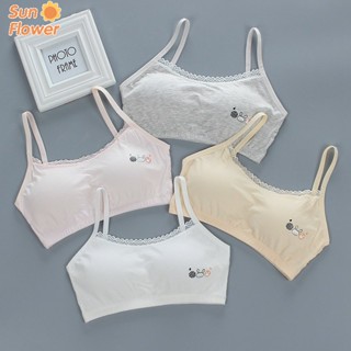 13-18 Year Soft Baby Bra Cotton Teenage Bra Kids Underwear Breathable