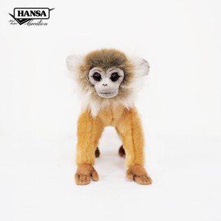 5374 ตุ๊กตาค่างแว่น Leaf Monkey (Brown) Hansa Creation