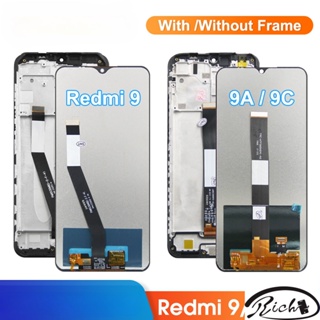 หน้าจอสัมผัสดิจิทัล Lcd 6.53 นิ้ว พร้อมกรอบ แบบเปลี่ยน สําหรับ Redmi 9 M2004J19G Xiaomi Redmi 9A 9C M2006C3MG