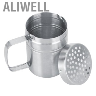 Aliwell Home Kitchen Stainless Steel Seasoning Jar Spices Pepper Salt Condiment Bottl US