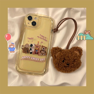 New Phone Case for Iphone 14 13promax/12 All-Inclusive 11/X/Xs Bear XR/7/8P Soft Case