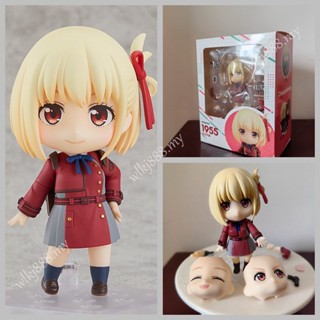 โมเดลฟิกเกอร์ Lycoris Recoil Nendoroid 1955 Nishikigi Chisato Change Face Anime Articulado ของเล่นสําหรับเด็ก