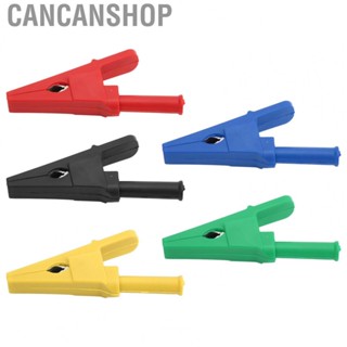 Cancanshop Electrical Mini Test Clamp Clips  10Pcs 20mm Opening Safe Reliable Power Test   for Electrical Circuit Experimental for Power Test