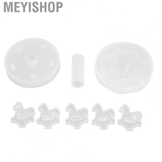 Meyishop Epoxy Resin Silicone Mold Carousel Shape Crystal Epoxy Resin Mold Thick Soft for