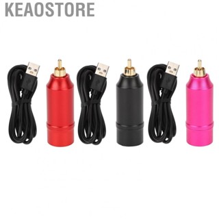 Keaostore Mini  Rotary Tattoo Pen  Pack Power Supply RCA Tattoo Machine NEW