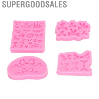 Supergoodsales Bowknot Silicone Molds Silicone Molds Bowknot Crown for DIY