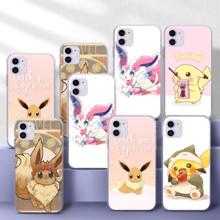 เคสโทรศัพท์มือถือแบบนิ่ม TPU ใส ลายโปเกม่อน 117U สําหรับ Samsung S10 S10E S20 Fe Lite S20 Ultra S21 Plus