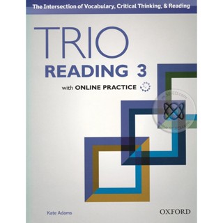 Bundanjai (หนังสือ) Trio Reading 3 : Students Book +Online Practice (P)