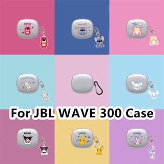 【Ĕϟ】เคสหูฟัง แบบนิ่ม แบบใส ลายการ์ตูนนวัตกรรม สําหรับ JBL WAVE 300 JBL WAVE 300