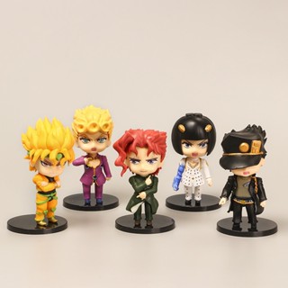 5pcs ของตกแต่งตุ๊กตา JOJO ฟิกเกอร์ โมเดล โจโจ้ มีฐาน 5 แบบ งานสวย