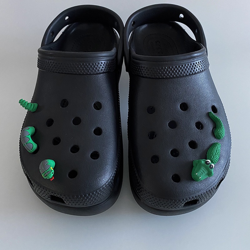 croc [จระเข้ 3 มิติ] สติกเกอร์ตกแต่ง croc clog jbbitz หัวเข็มขัด สําหรับเข็มกลัดเสน่ห์จระเข้