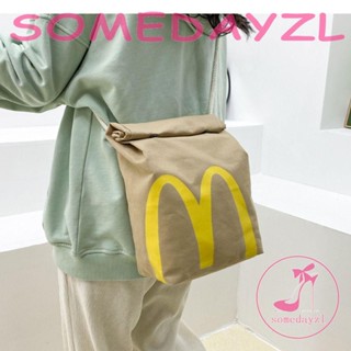 Somedayzl McDonalds กระเป๋าเป้สะพายหลังลําลอง กระเป๋านักเรียน ความจุขนาดใหญ่ สําหรับผู้ชาย วัยรุ่น ตั้งแคมป์