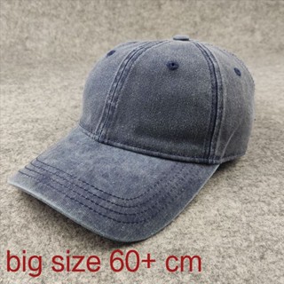 denim Cap big size Baseball Caps  fashion soft top cotton Men Women