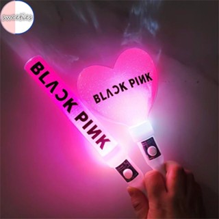 Kpop Blackpink Love Flash Stick คอนเสิร์ตอะคริลิคเรืองแสงมือ Lisa Jennie Jisoo Rose รองรับแท่งไฟอุปกรณ์ประกอบฉากแฟนของที่ระลึก