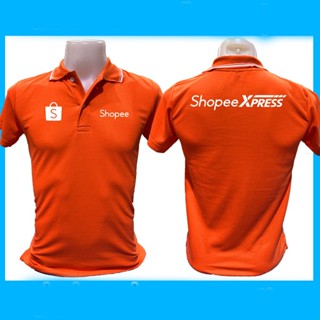 เสื้อโปโล Shopee Xpress ช้อปปี้ เอ็กซ์เพรส ขนส่ง เสื้อคอปก ผ้าดี หนานุ่ม ใส่สบาย ใส่ได้ทั้ง ช/ญ