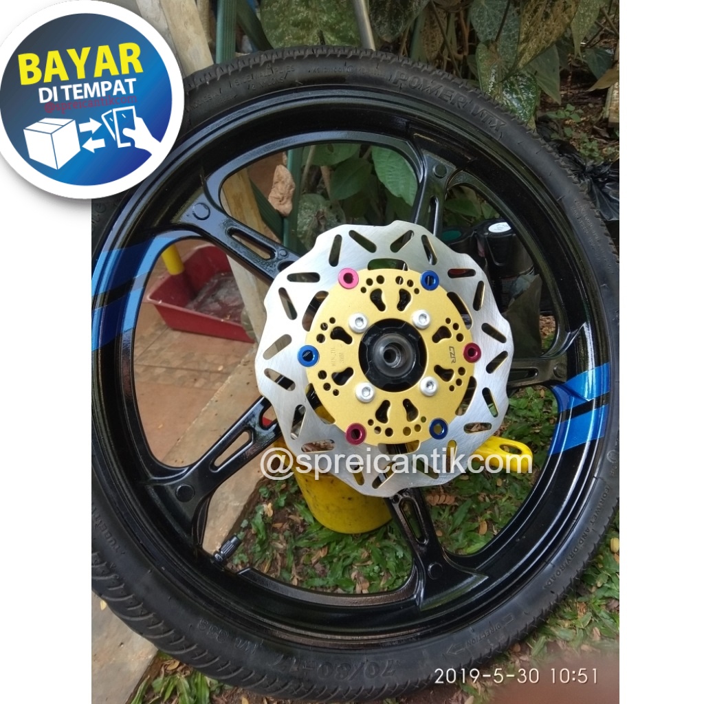 HYC จานดิสเบรคหน้า Yamaha Jupiter Z-MX-Vega-Vega ZR-X Ride-Nouvo - Sport CNC