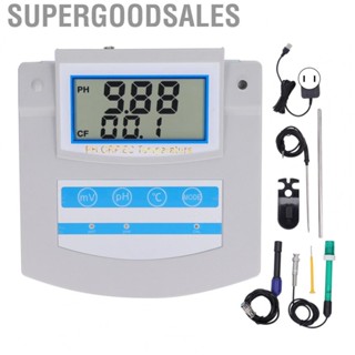 Supergoodsales 6in1 Water Quality  PH ORP EC CF Temperature Tester LCD Display Meter