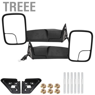 Treee 2pcs/set Power Heated Towing Mirrors Fit for Dodge RAM 1500 2500 3500 1998-2001 07-13 CH1320307