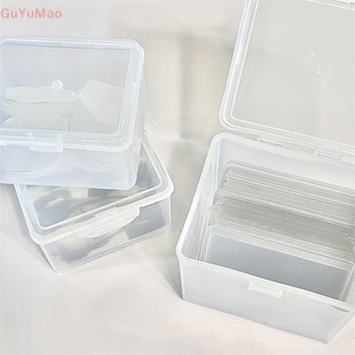 [cxGUYU] กล่องเก็บโฟโต้การ์ด สติกเกอร์ใส ที่ใส่บัตรไอดอล เกาหลี จัดระเบียบ จัดระเบียบเครื่องเขียน PRTA