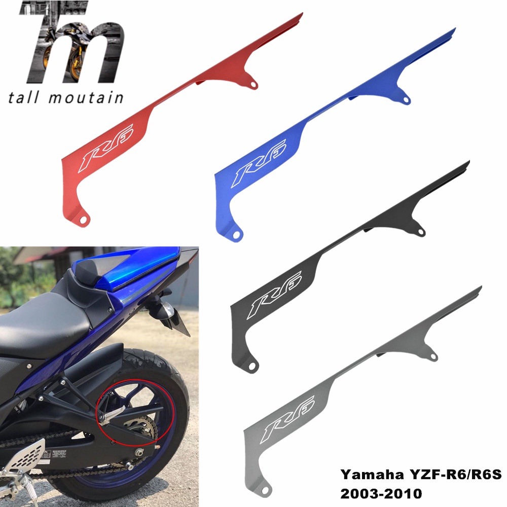 R6 R6S โซ่เฟืองฝาครอบ Protector Fairing YZF-R6 อุปกรณ์เสริมสําหรับ Yamaha YZF R6 2003-2005 R6S 2006-