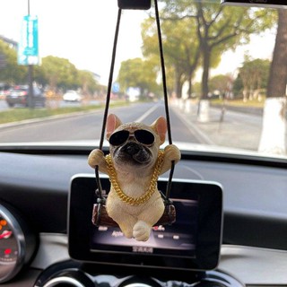 Automobile Hanging Ornament Car Interior Hanging Accessories 2023 Internet Celebrity Jarre Aero Bull Puppy Car Rearview Mirror Pendant Advanced Sense Car Hanging Decorations vaYh