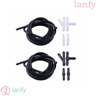 Lanfy สายยางฉีดน้ําฝนกระจกหน้ารถยนต์ T/Y/I Type พร้อมตัวเชื่อมต่อ