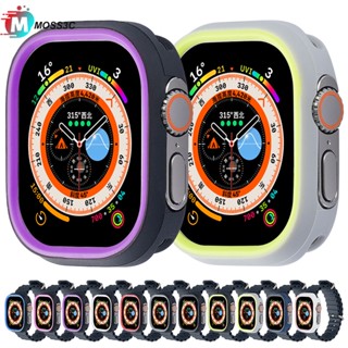 เคสซิลิโคน TPU สีแคนดี้ สําหรับ Apple Watch ultra 49 มม.