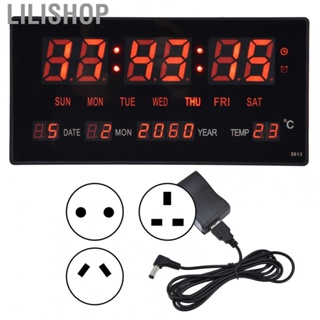 Lilishop Digital Wall Clock Wall Calendar Desk Clocks For Bedroom Bedside Office