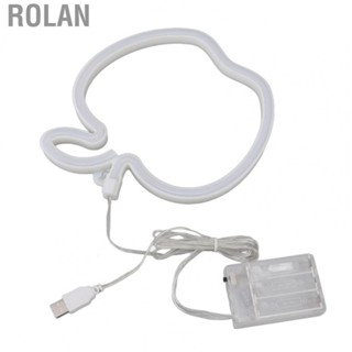 Rolan Neon Sign Fruit Style USB  Powered High Safety Red Neon Light