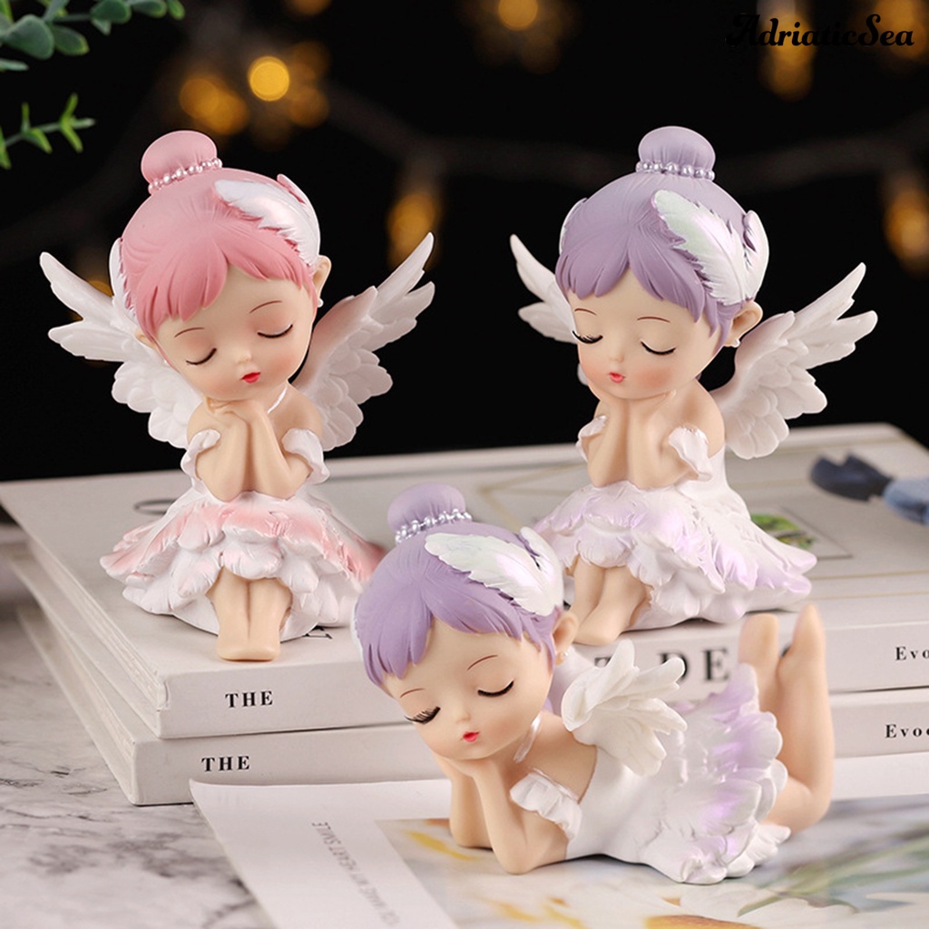 [ADRS] ตุ๊กตาฟิกเกอร์ รูปปั้นนางฟ้า ขนาดเล็ก สําหรับตกแต่งบ้าน รถยนต์