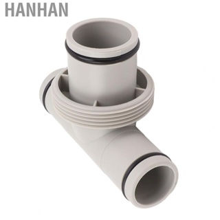 Hanhan Pool Hose Adapter  T Shape Plastic Material Threaded Pump Connector  for Swimming Pool Cleaning