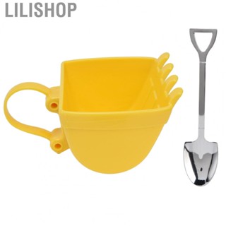 Lilishop 330ml Excavator Bucket Cup W/Shovel  Creativity  Cup  Coffee Mug HG