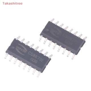 (Takashitree) ชิปวงจรรวมเครื่องขยายเสียง SOP-16 สําหรับ CS8676E CS8673E SMD