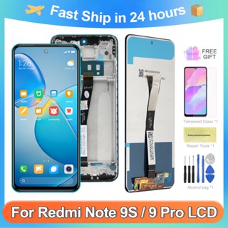 อะไหล่หน้าจอสัมผัส LCD 6.67 นิ้ว สําหรับ Xiaomi Redmi Note 9 Pro Xiaomi Redmi Note 9S Note9S