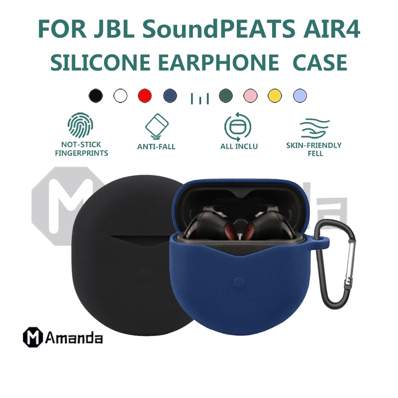 A401 Soundpeats AIR4 case / AIR4 LITE CASE Silicone Protective Case Dust-proof Protective Case  for 