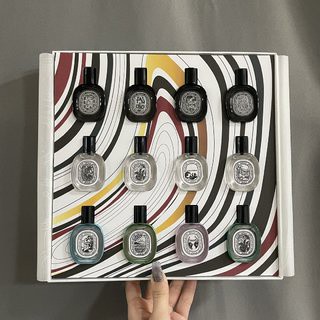 (10ml * 12) Diptyque perfume sample 12 piece set Diptyque ชุดขวดน้ําหอม 10 มล. X12