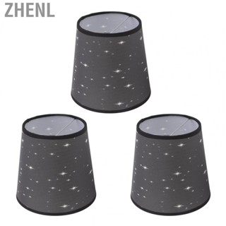 Zhenl Fabric Lampshade  E14 Lampshade Star Pattern  for E14 Table Lamp for Floor Lamp for Wall Lamp