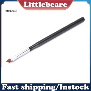 &lt;littlebeare&gt; แปรงปากกาเพ้นท์เล็บเจล รูปดวงจันทร์ สไตล์ฝรั่งเศส สําหรับตกแต่งเล็บ