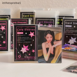 Inthespreba1^^ 50 ชิ้น / เซต เกาหลี การ์ด ปลอกใส ปราศจากกรด 3 นิ้ว โฟโต้การ์ด ฟิล์มป้องกัน Horaphic อัลบั้ม Binder * ใหม่
