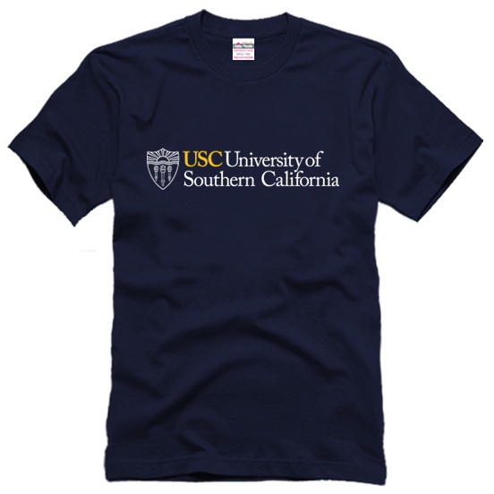 เสื้อยืดผู้ชาย Whole Store USC Southern California University School Uniform เสื้อยืดแขนสั้นผู้ชาย C