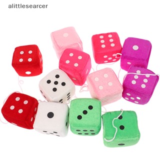 Alittlesearcer จี้ตุ๊กตาลูกเต๋ากํามะหยี่ สําหรับแขวนตกแต่งรถยนต์ ของขวัญปีใหม่ EN