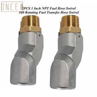 【ONCEMOREAGAIN】Fuel Hose Swivel 1inch NPT Connector Corrosion-resistant Fuel Delivery Hose