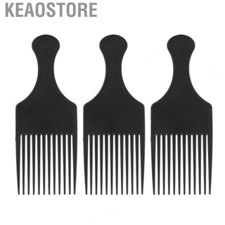 Keaostore 3x Professional Hair Pick Portable Salon Barber Shop Afro Comb NEW